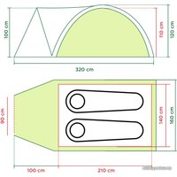 Треккинговая палатка Coleman Darwin 2+ [2000012148]