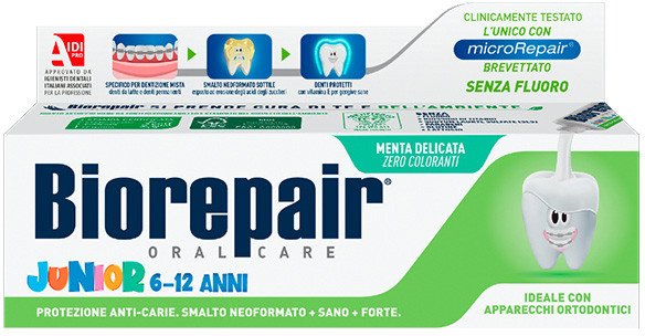 

Зубная паста Biorepair Junior 6-12 лет 75 мл
