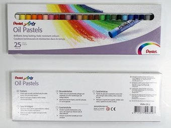 Пастель масляная Pentel PHN-25U (25 цв)