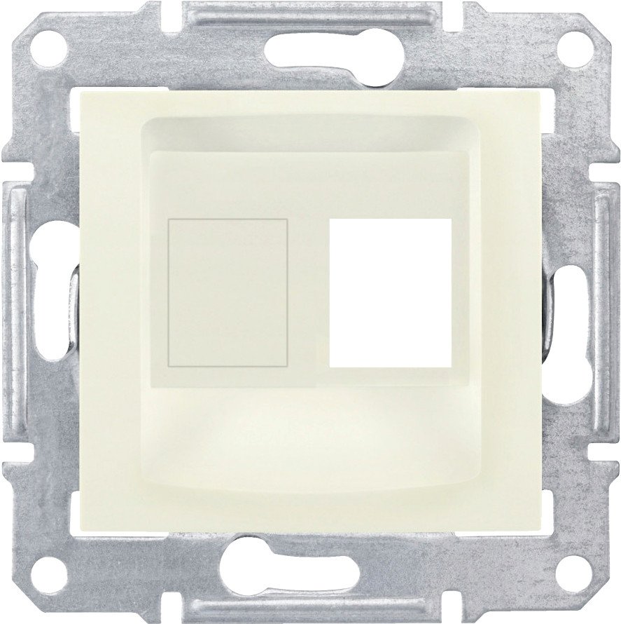 

Накладка для компьютерной/телефонной розетки Schneider Electric Sedna SDN4300647