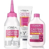 Крем-краска для волос L'Oreal Casting Creme Gloss 4102 холодный каштан