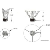 Туристическая горелка Fire-Maple FMS-103