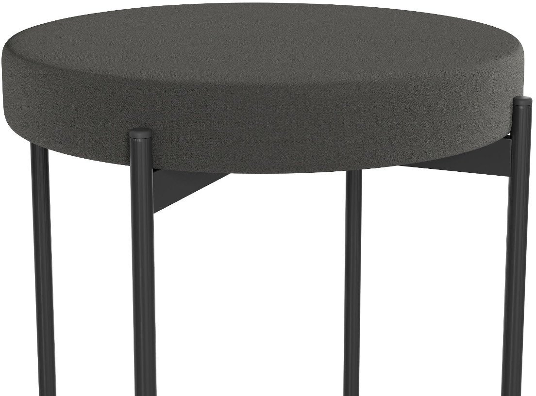 

Табурет MK Status Стивен 450x470x450 (велюр графитовый/каркас черный)