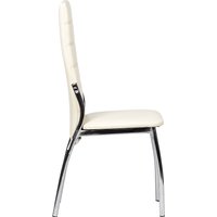 Стул ВВР Прага (ваниль/хром, экокожа)