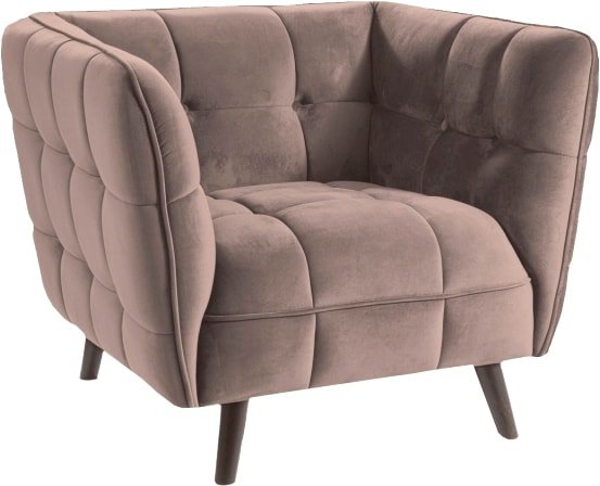 

Интерьерное кресло Signal Castello Velvet 1 Bluvel 28 (бежевый)