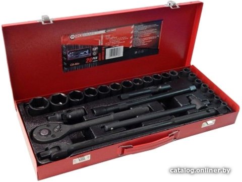 Набор трещотка с головками ForceKraft FK-4263-5MPB (26 предметов)