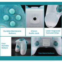 Геймпад GameSir T7 Pro Floral (бирюзовый)