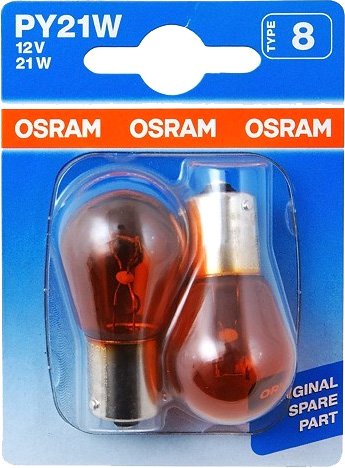 

Галогенная лампа Osram PY21W Original Line 2шт [7507-02B]