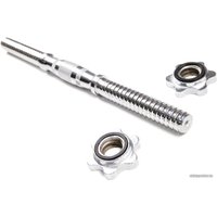 Гриф гантельный  Atlas Sport 25x400 мм, 1.65 кг (полнотелый, с железной ручкой)