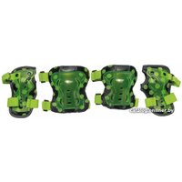 Комплект защиты Tech Team Safety Line 300 2019 (S, зеленый/черный)