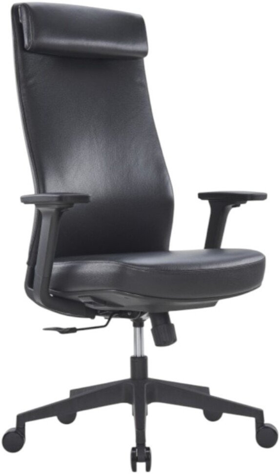 Офисное кресло SitZone CH-366A (натуральная кожа, черный)