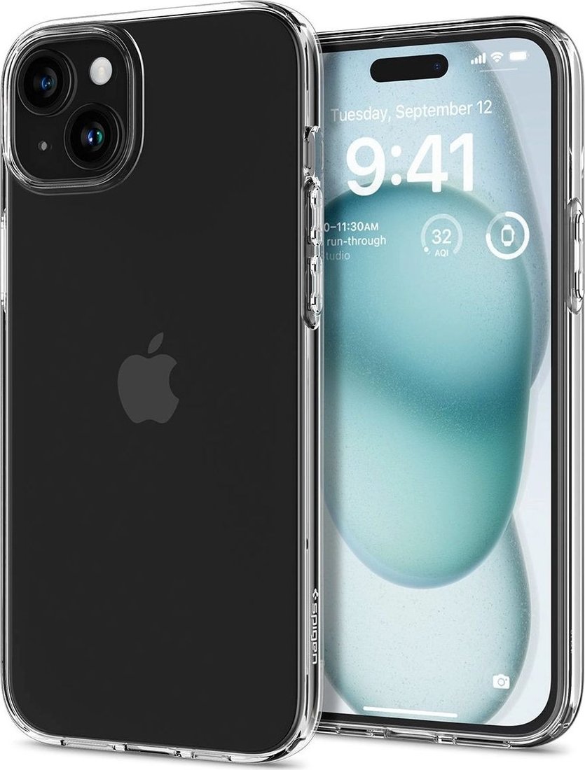 

Чехол для телефона Spigen Liquid Crystal для iPhone 15 ACS06786 (прозрачный)
