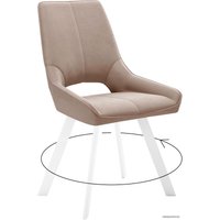 Стул DikLine 268 (Z128 бежевый/ножки белые)