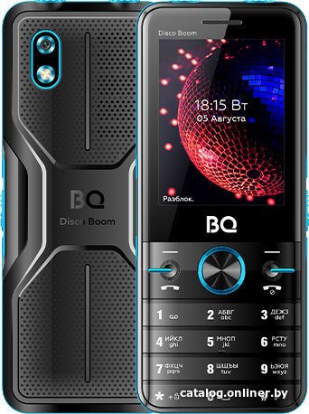 Кнопочный телефон BQ BQ-2842 Disco Boom (бирюзовый)