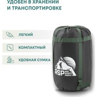 Спальный мешок RSP Outdoors Sleep 350 BIG L (зеленый, молния слева)