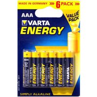 Батарейка Varta Energy LR03 AAA Alkaline (6 шт)