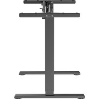 Стол с регулировкой высоты ErgoSmart Wooden Electric Desk Slim 1200х600х27мм (прямой край, дуб натуральный/черный)