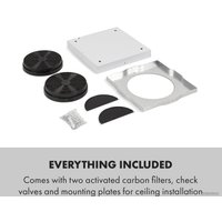 Кухонная вытяжка Klarstein Tron Ambience Island (черный)