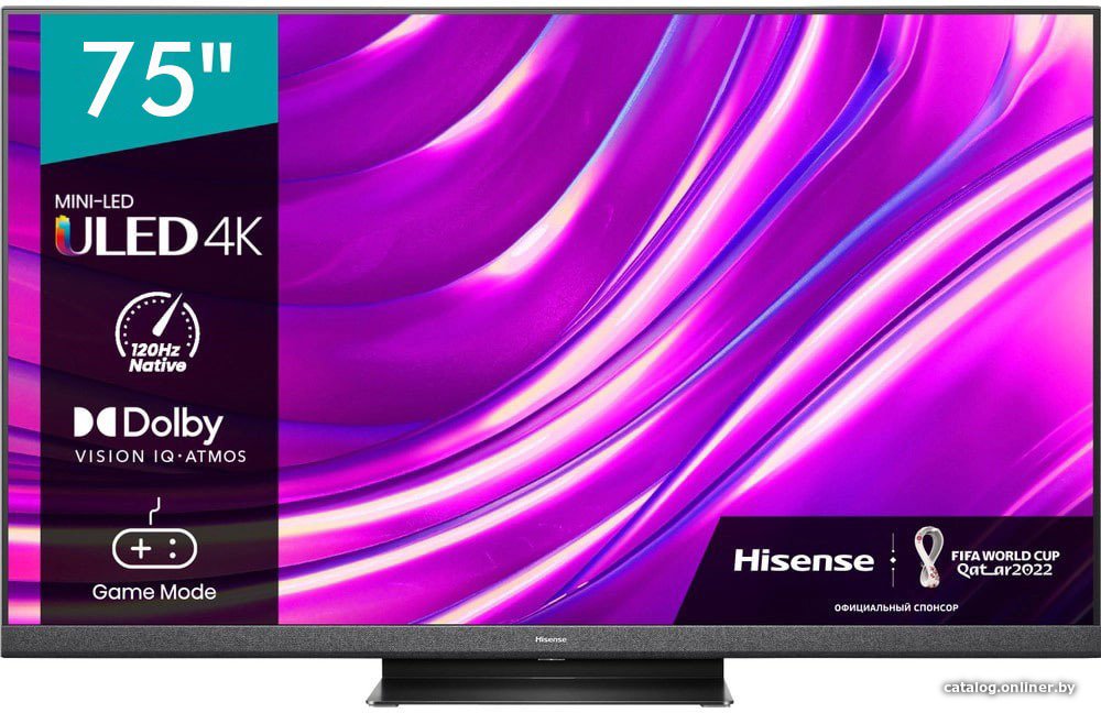 MiniLED телевизор Hisense 75U8HQ
