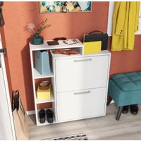 Тумба для обуви Стендмебель Дина-1 (белый/белый) в Гомеле