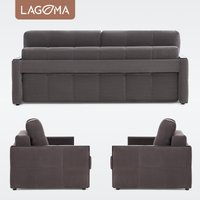 Диван Lagoma Риано (Citar N 04 Antracite/венге)