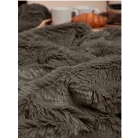 Плед Buenas Noches Длинный ворс Искусственный мех 220x240 94410 (коричневый)