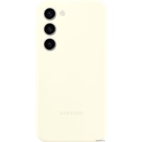 Чехол для телефона Samsung Silicone Case S23 (бежевый хлопок)