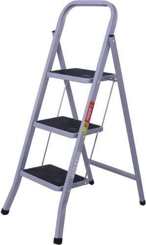Лестница-стремянка LadderBel STR-STH-3K (3 ступени, серый)