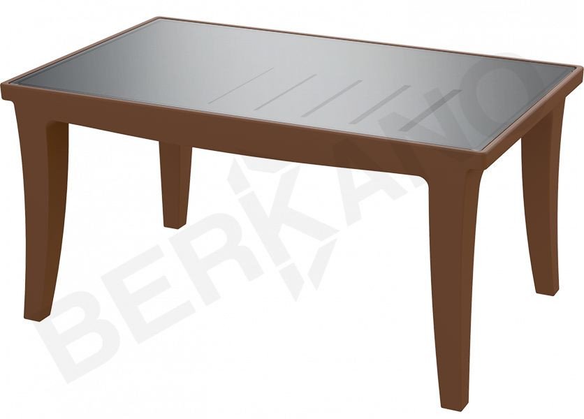 

Стол Berkano Province со стеклом 240_021_36 (коричневый)