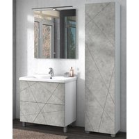  Vigo Тумба под умывальник Geometry 800-0-2 9696 (бетон)