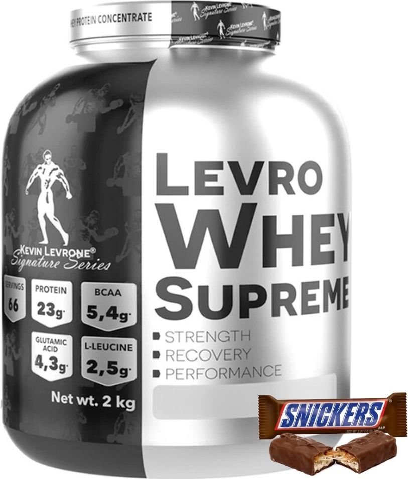 

Протеин сывороточный (концентрат) Kevin Levrone Levro Whey Supreme (2 кг, сникерс)