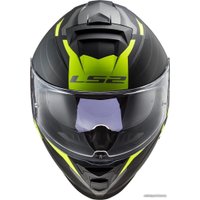 Мотошлем LS2 FF800 Storm Nerve (XL, matt black H-V yellow)