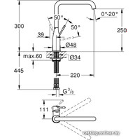 Смеситель Grohe Essence 30269A00 (тёмный графит)