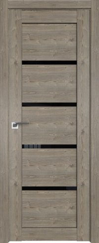 ProfilDoors 2.09XN L 80x200 (каштан темный, стекло черный триплекс)