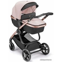 Универсальная коляска CAM Avant (2 в 1, розовый/черный/рама розовое золото)