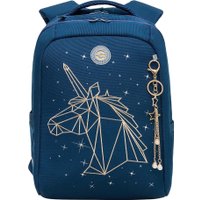 Школьный рюкзак Grizzly RG-466-1 (синий)