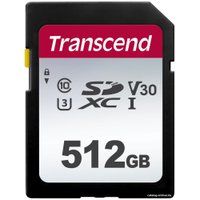 Карта памяти Transcend SDXC 300S 512GB