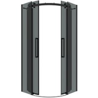 Душевой уголок Grossman Classic 100x100x195 301.K33.04.1010.21.10 (черный матовый/тонированное стекло)