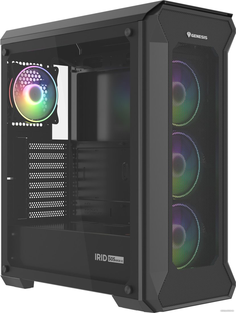 Корпус Genesis Irid 505 V2 ARGB Black NPC-1518