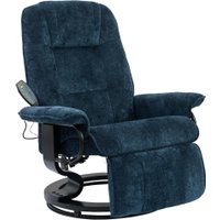 Массажное кресло Calviano 22 (синий плюш)