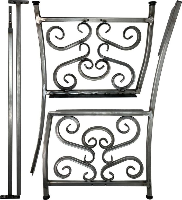 

Боковины для скамейки Мастер Феррум с поперечиной МФ 3 неокрашенные