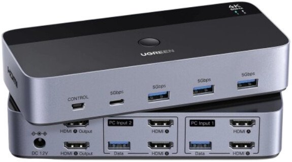 KVM переключатель Ugreen AK703 85100