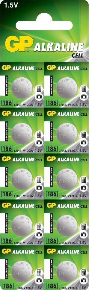 

Батарейка GP Alkaline 186 10 шт.