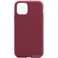 Чехол для телефона EXPERTS Silicone Case для Apple iPhone 11 (марсала)