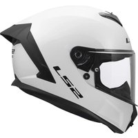 Мотошлем LS2 FF820 Rapid III Solid (S, белый глянцевый)