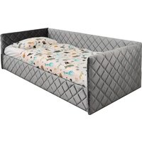 Кровать AMI Николетти Софт 90 (темно-серый)