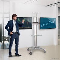 Стойка для телевизора Arm Media PT-Stand-15 (серебристый)