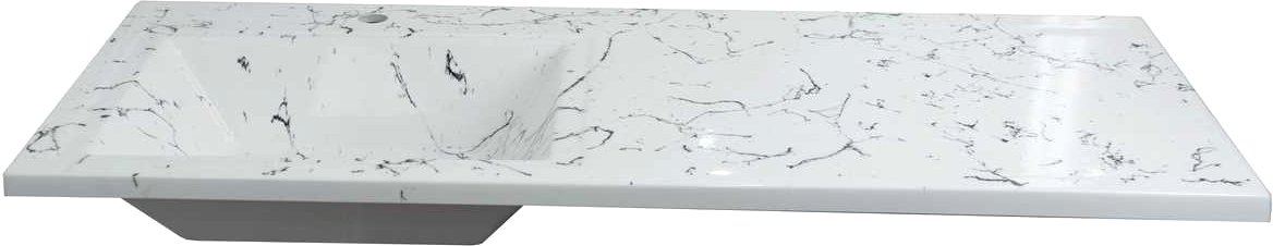 

Умывальник Marko Марсал 110 L (белый мрамор)