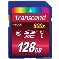 Карта памяти Transcend SDXC UHS-I (Class 10) 600x Ultimate 128GB (TS128GSDXC10U1)