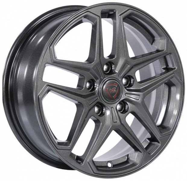 

Литые диски NZ R-04 16x6.5" 5x112мм DIA 57.1мм ET 42мм Graphite